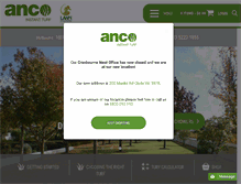 Tablet Screenshot of ancoturf.com.au